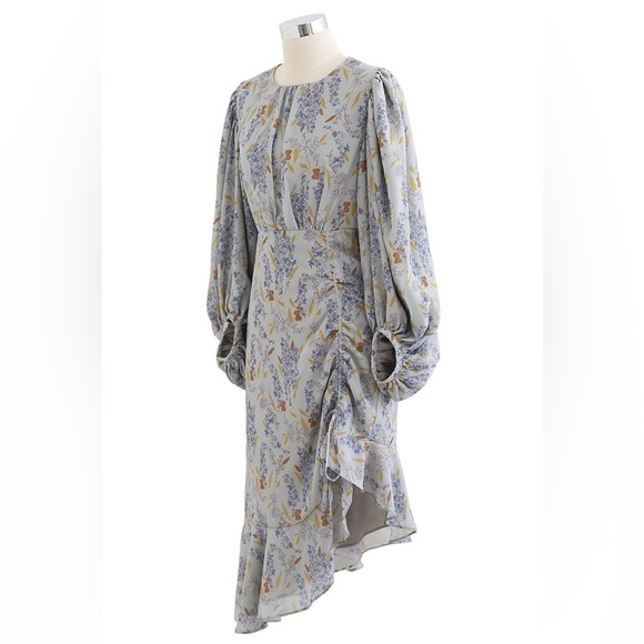 O.P.T. Liv blue floral dress - Picture 4 of 5